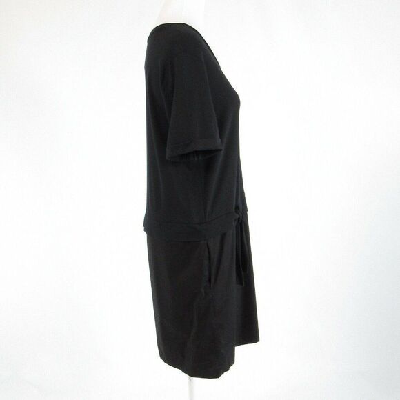 Black KURT WOODS shift dress L - Picture 5 of 8